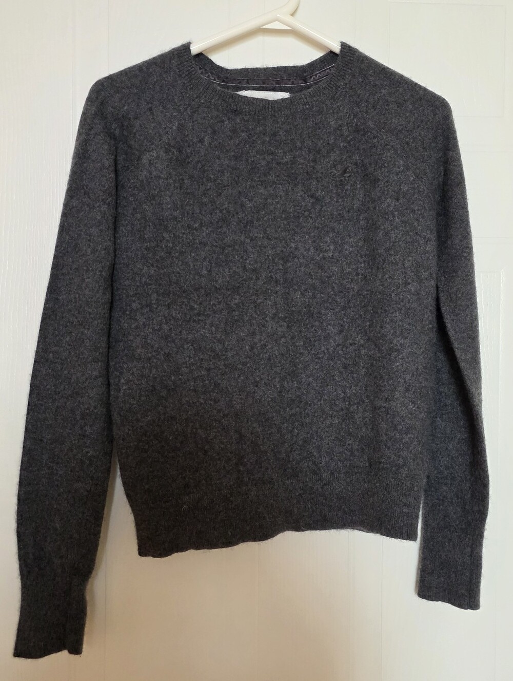 Hollister Charcoal Cashmere Crewneck Sweater Small